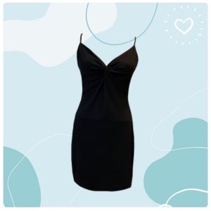 Revamped XL black dress (stretchy)